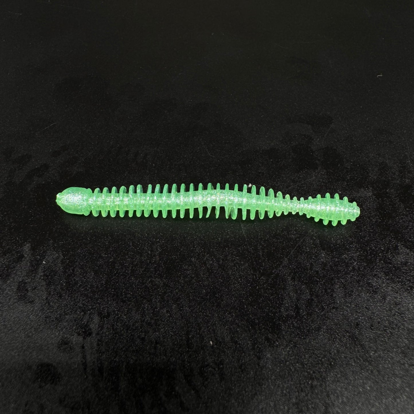 Super Worm 55mm Final Release (color:Green Pearl) 12 pcs per pack