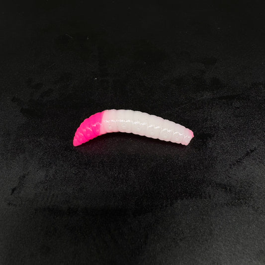 Larva Grub 35mm (White+Pink Limited UV)