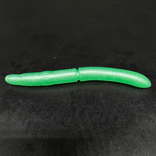Worm FAT 70mm (color:Green Pearl)