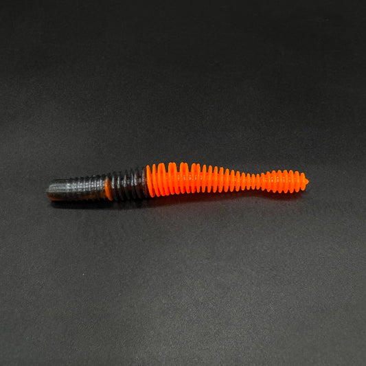 Super Worm 70mm (color:Graphite+Orange UV)