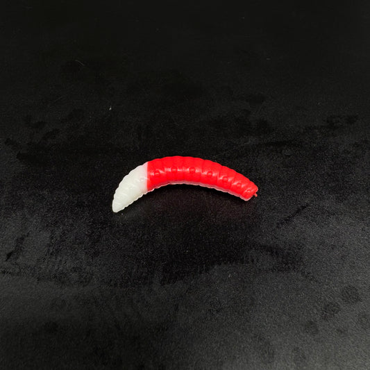 Larva Grub 35mm (Red+White)