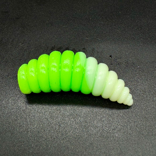 Larva XL 37mm (color:Chartreuse UV+White)