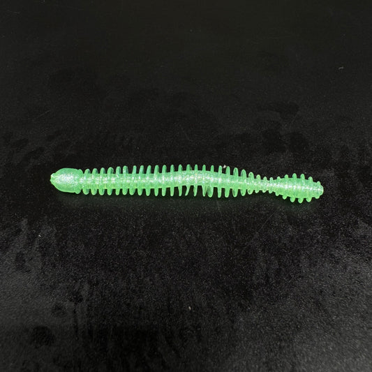 Super Worm 55mm Final Release (color:Green Pearl) 12 pcs per pack