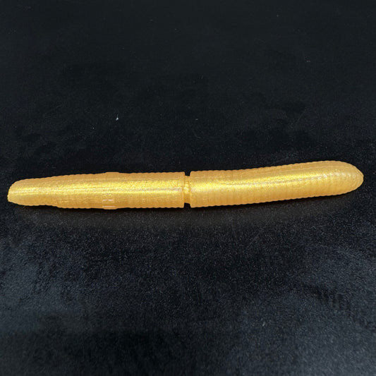 Worm FAT 70mm (color:Gold Pearl)