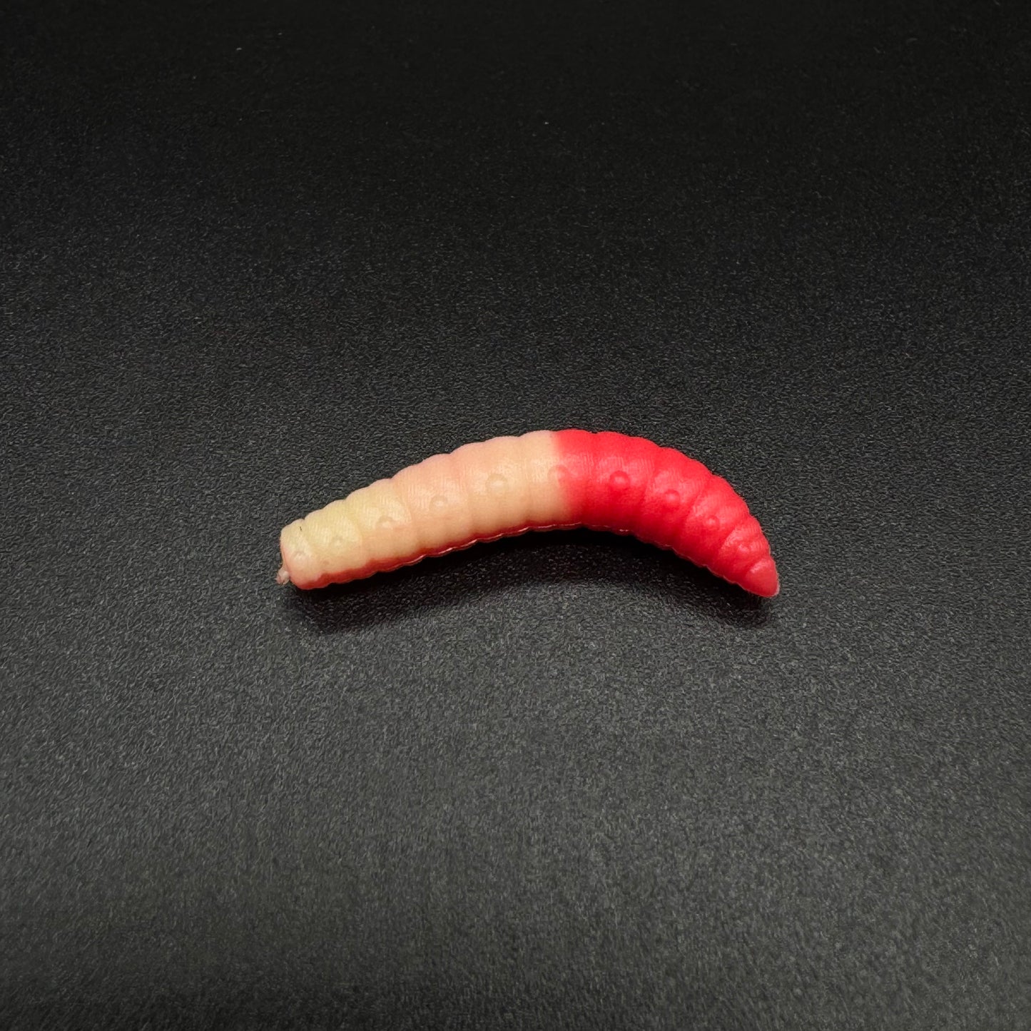 Larva Grub 30mm (color:Cheese+Hot Pink)