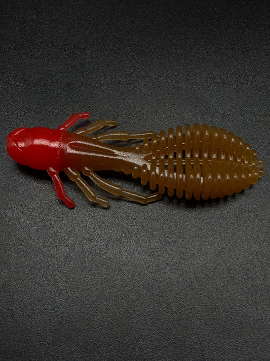 Beetle 55mm color: (Fire Amber) 8 pcs/pack - Harmony Baits