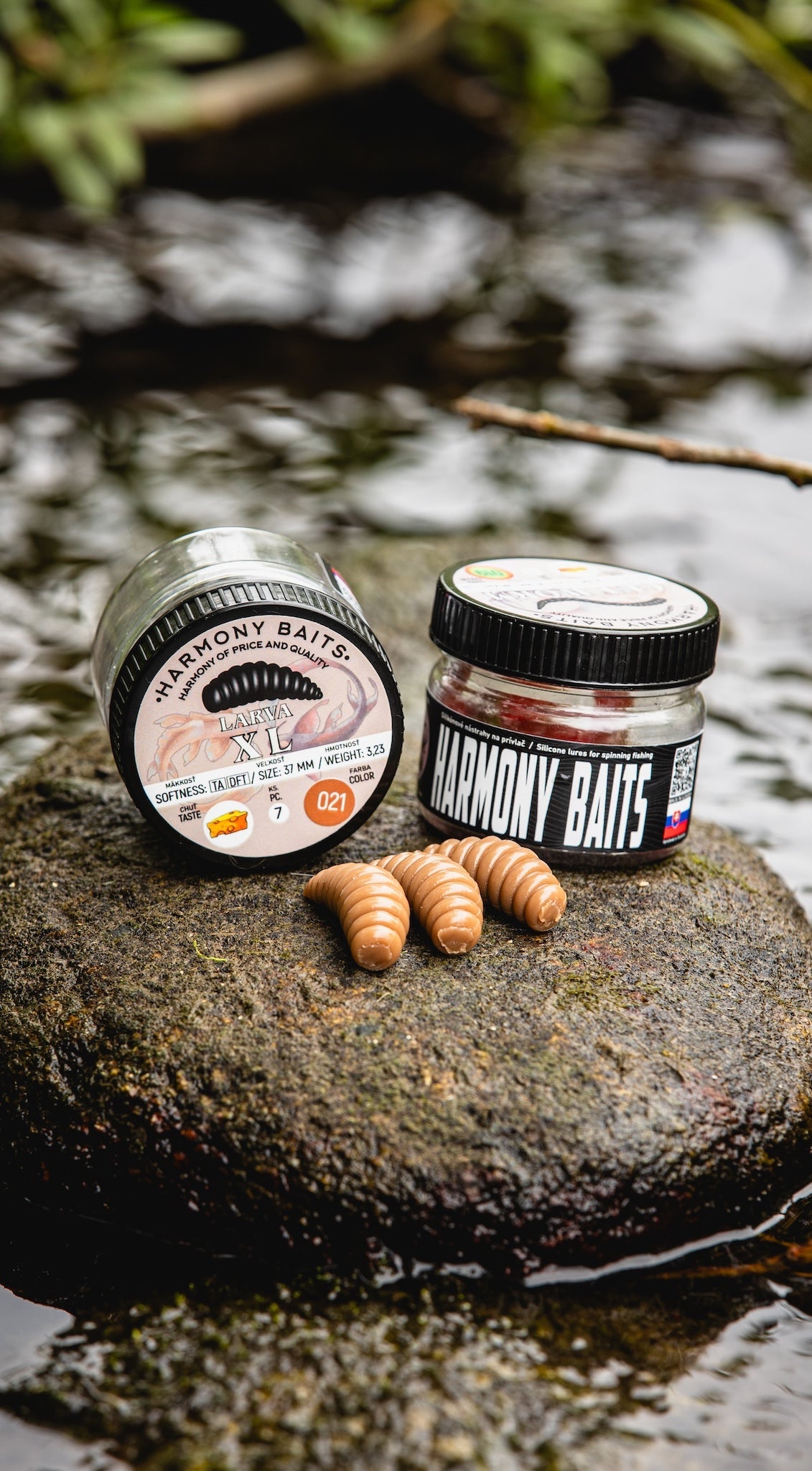 Larva XL 37 mm Bicolor - Harmony Baits