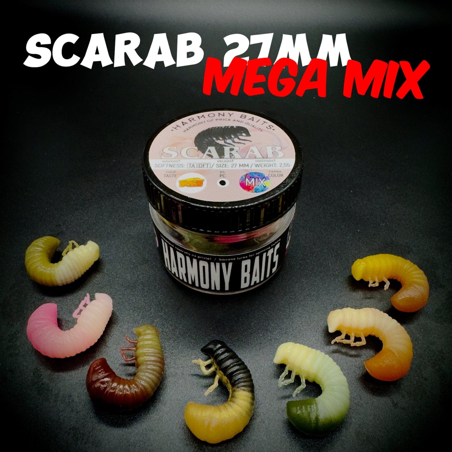 MEGA MIX SCARAB 27mm - Harmony Baits