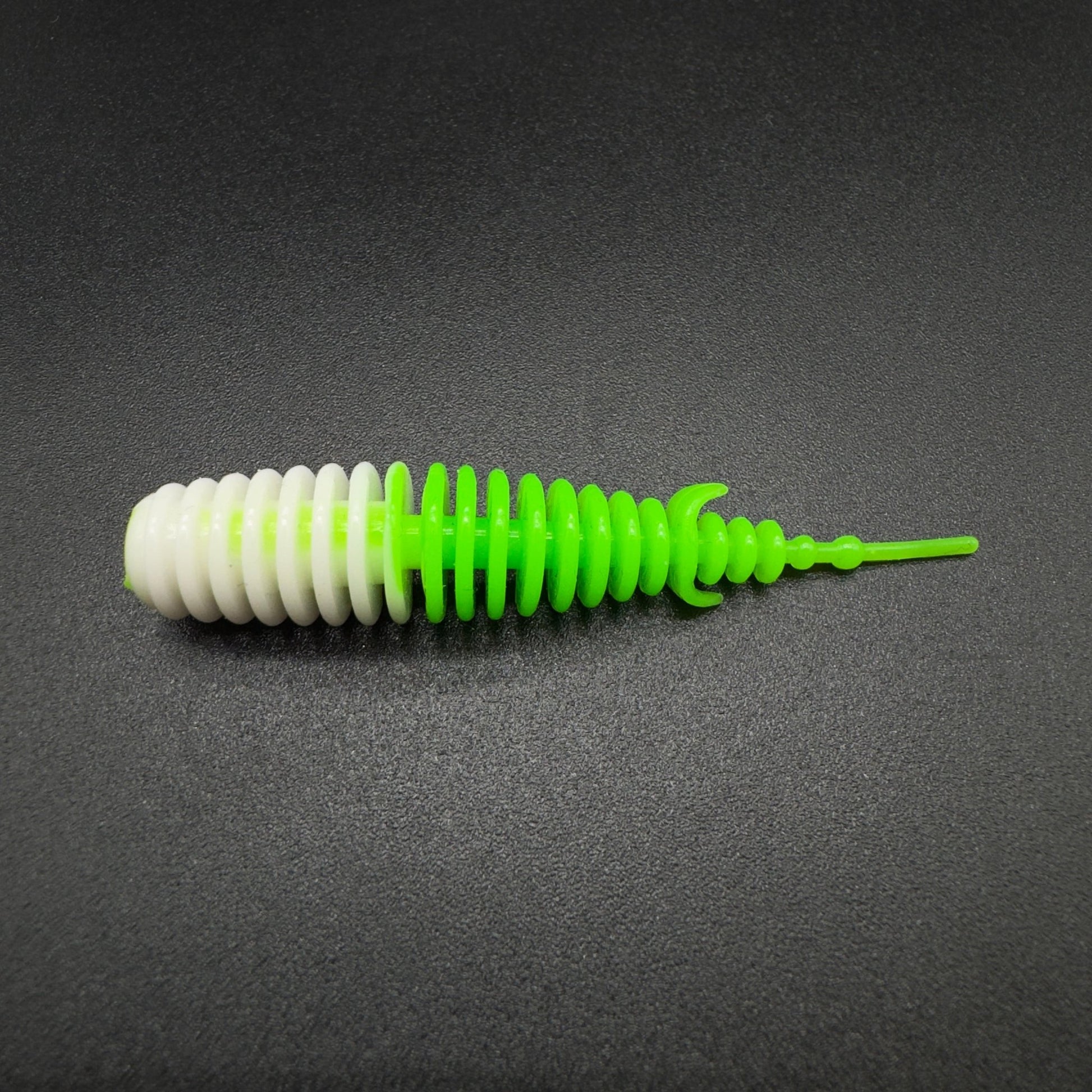 T-FAT 53mm (color:White+Chartreuse UV) - Harmony Baits